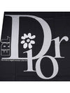 ERL Logo Blanket Muffler Black - DIOR - BALAAN 7