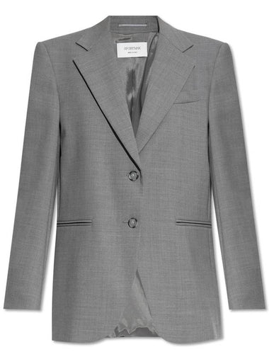 Sportmax Blazer Baffo, Women's, Grey - MAX MARA SPORTMAX - BALAAN 1