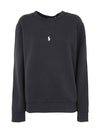 Embroidered Pony Logo Sweatshirt Black - POLO RALPH LAUREN - BALAAN 1