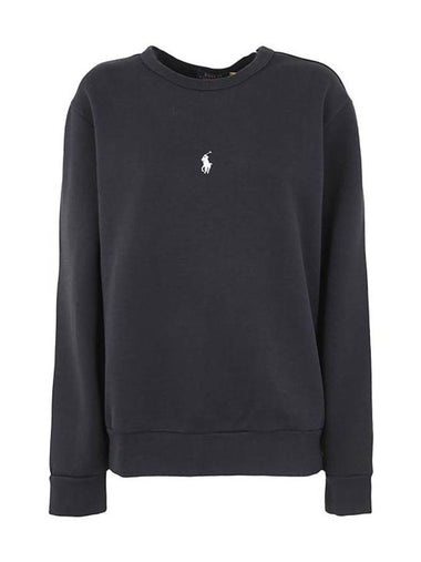 Embroidered Pony Logo Sweatshirt Black - POLO RALPH LAUREN - BALAAN 1