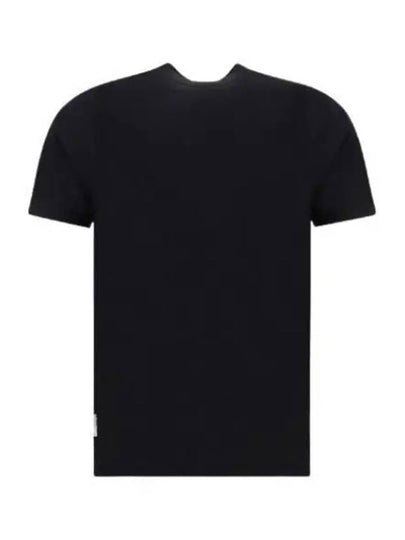 Shadow Back Graphic Print Short Sleeve T-Shirt Black - STONE ISLAND - BALAAN 2