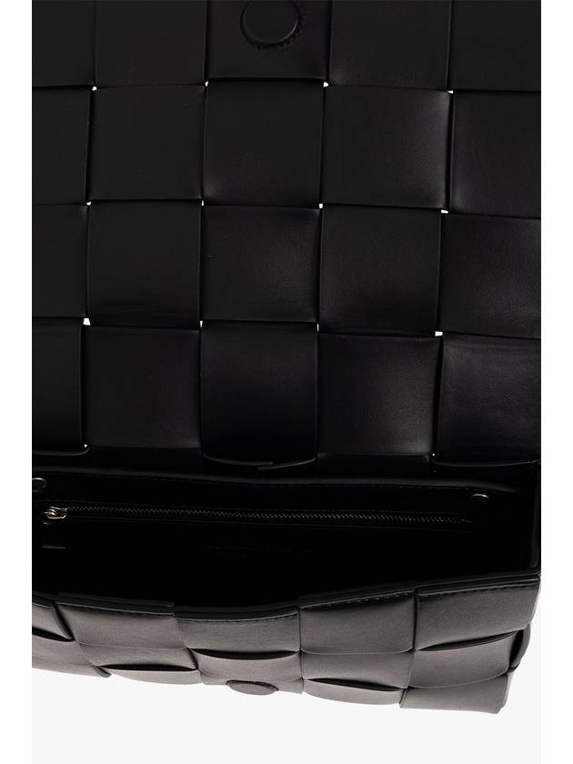 Urban Leather Crossbody Cassette Black Silver - BOTTEGA VENETA - BALAAN 6