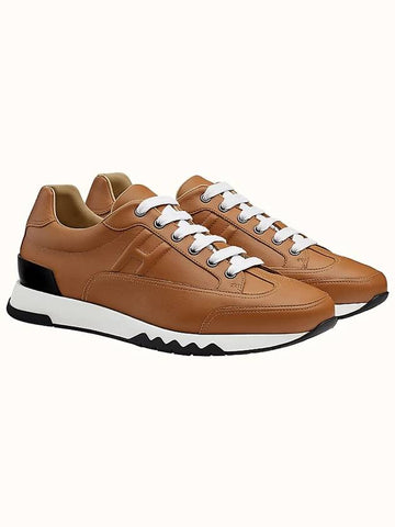 Trail Men's Sneakers Brown H191395Z - HERMES - BALAAN 1