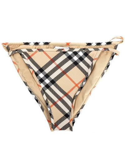 Check Pattern Bikini Briefs Beige - BURBERRY - BALAAN 2