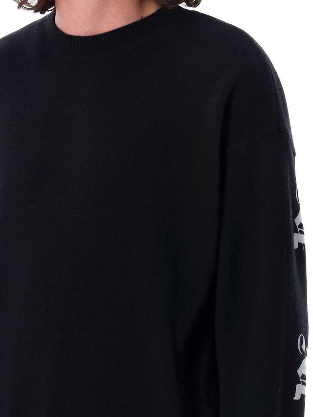 Palm Angels Monogram Series Knit Top Black - PALM ANGELS - BALAAN 4