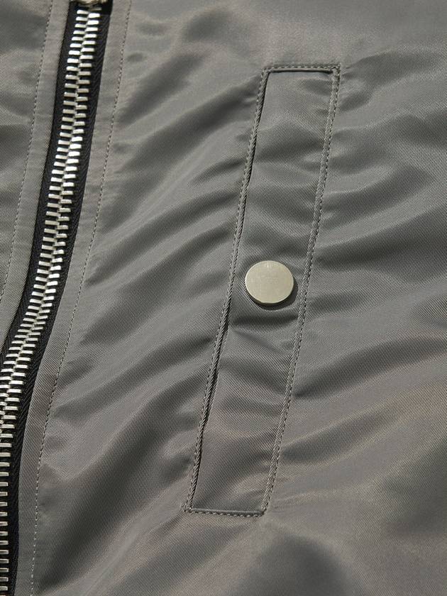 CURVED MA 1 JACKET GRAY - LIBERE - BALAAN 4