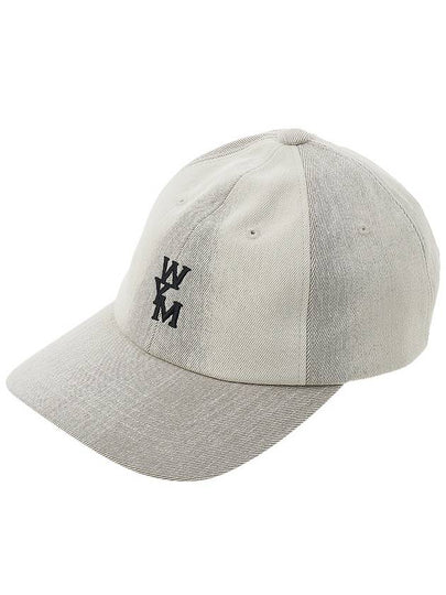 Denim Logo Ball Cap Ivory - WOOYOUNGMI - BALAAN 2