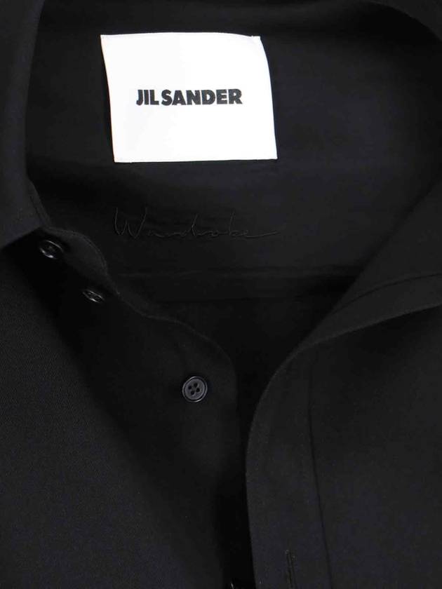 Wool Gabardine Long Shirt J04DL0002J40003 - JIL SANDER - BALAAN 6