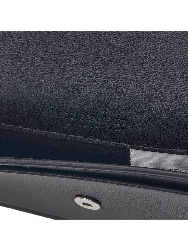 Intrecciato Leather Card Wallet Black - BOTTEGA VENETA - BALAAN 10