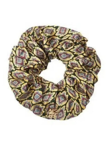 WF6D0001AA045 X0891 PEGASO Detail Print Silk Hair Tie - ETRO - BALAAN 1