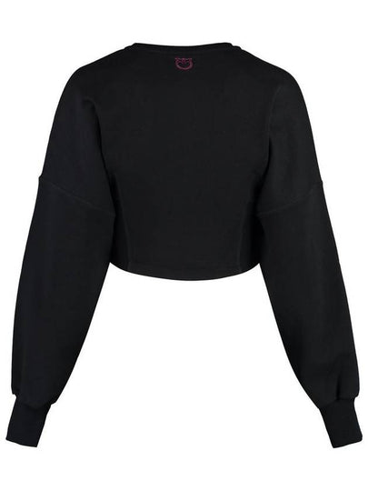 Pinko Cotton Crew-Neck Sweatshirt - PINKO - BALAAN 2