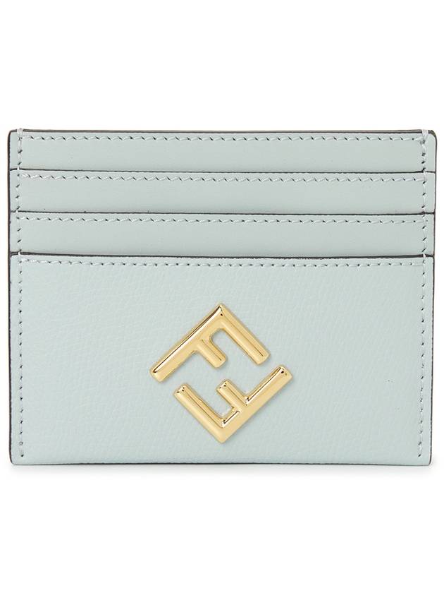 FF Diamond Card Wallet Light Blue - FENDI - BALAAN 2