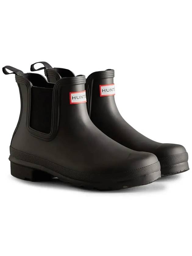 Women's Original Chelsea Rain Boots Black - HUNTER - BALAAN 6