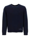 Edward Embroidered Logo Knit Top Navy - A.P.C. - BALAAN 2