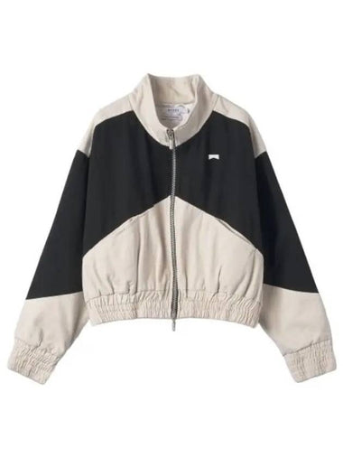 Crop flight jacket black natural jumper - RHUDE - BALAAN 1