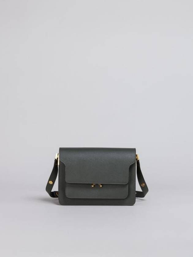 Saffiano Trunk Mini Shoulder Bag Olive Green - MARNI - BALAAN 2