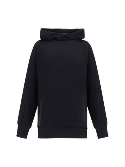 Diagonal Raised Fleece Goggle Hoodie Black - CP COMPANY - BALAAN 2