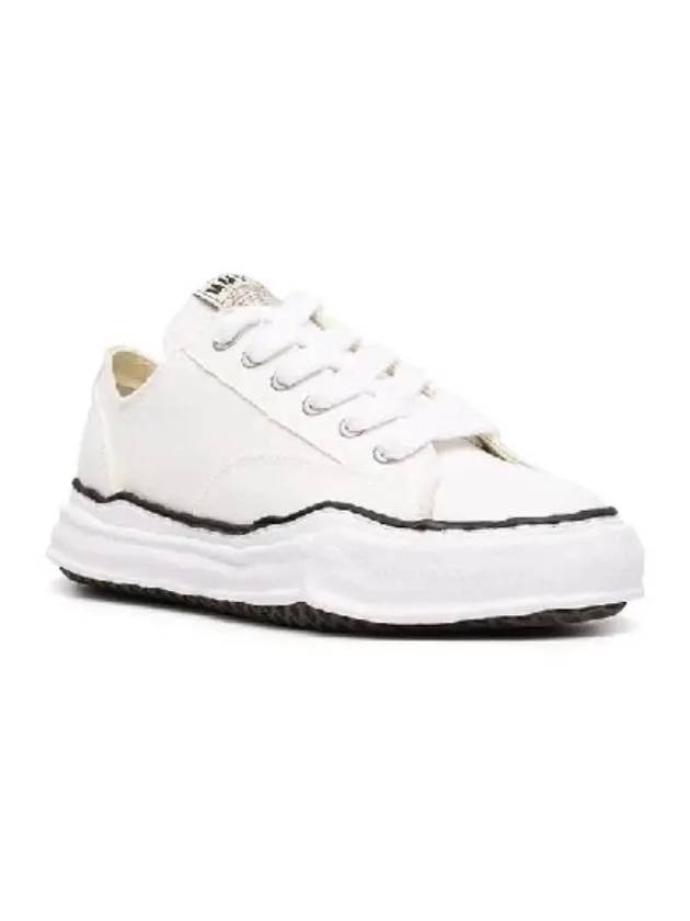 Peterson OG Sole Canvas Low Sneakers White - MAISON MIHARA YASUHIRO - BALAAN 4