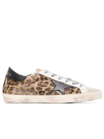 Superstar Leopard Low Top Sneakers Beige - GOLDEN GOOSE - BALAAN 2