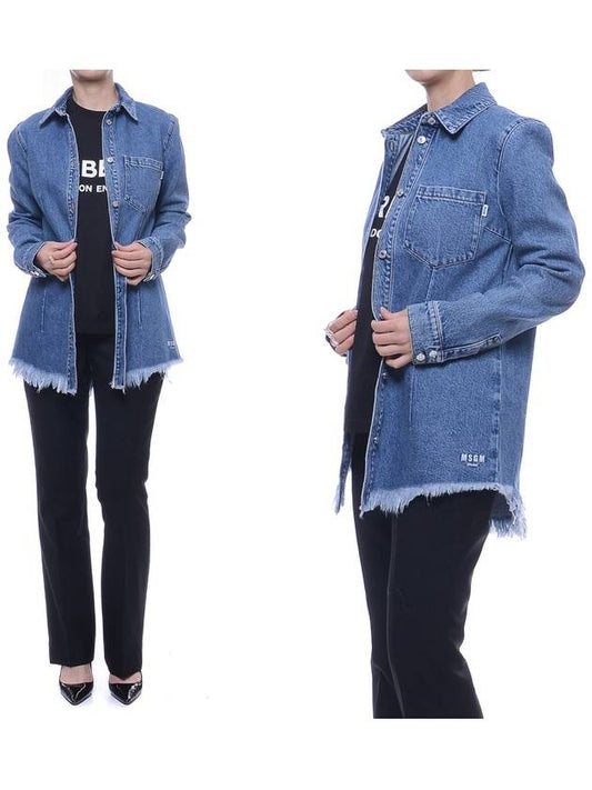 Women's Denim Jacket 2941MDE40L_207730_88_20F - MSGM - BALAAN 1