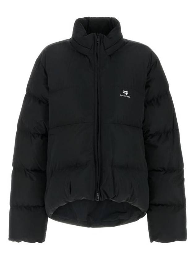 Sporty B Logo Point Down Padding Black - BALENCIAGA - BALAAN 2