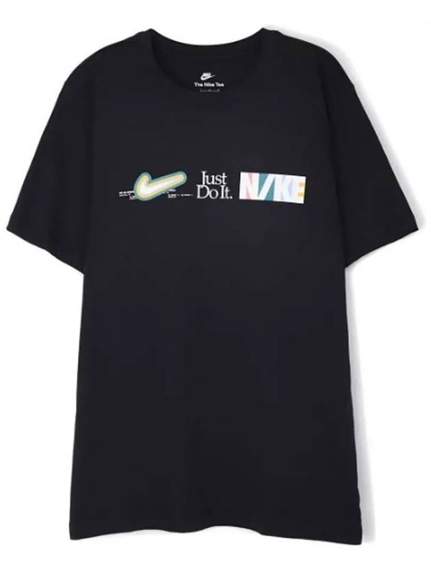 New DNA Short Sleeves T Shirt Black - NIKE - BALAAN 2