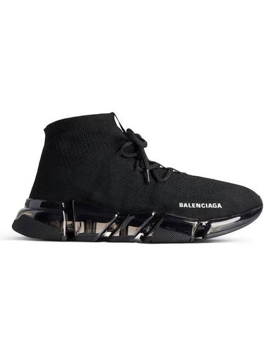 Speed ​​2.0 Lace-Up High-Top Sneakers Black - BALENCIAGA - BALAAN 1