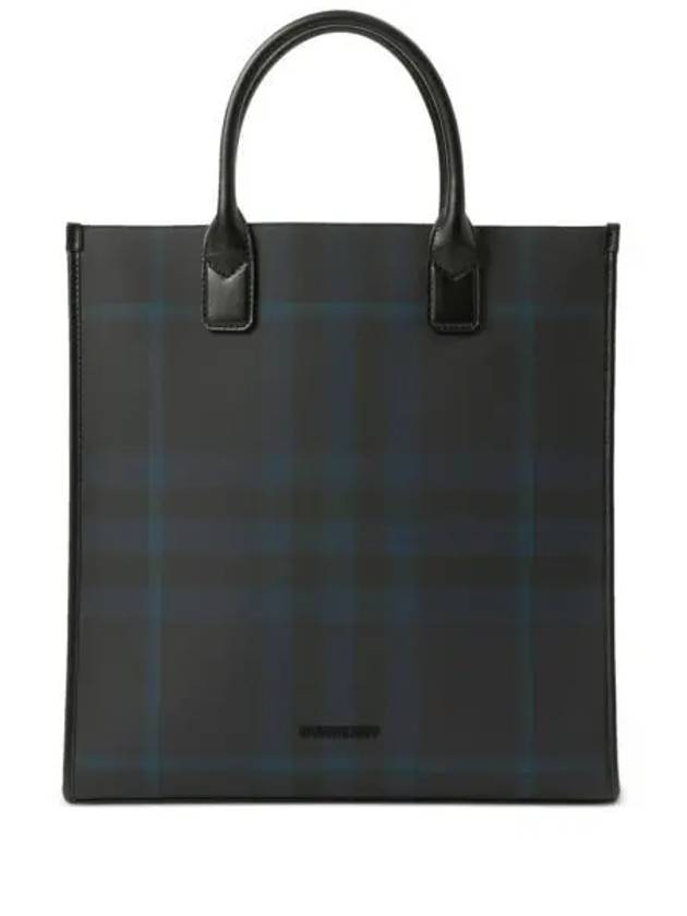 Slim Vertical Denny Tote Bag Navy - BURBERRY - BALAAN 2