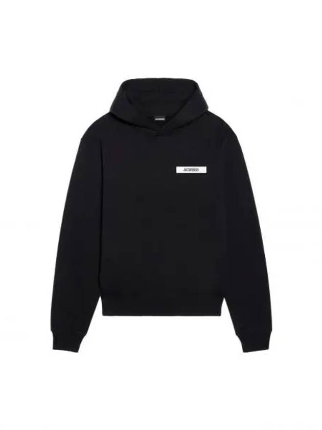 Le Gros Grain Hoodie Black - JACQUEMUS - BALAAN 2