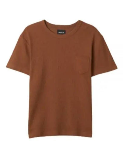 Belgian waffle short sleeve t shirt walnut - HOWLIN' - BALAAN 2