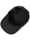 Embroidery Logo Nylon BallCap Black - PRADA - BALAAN 6