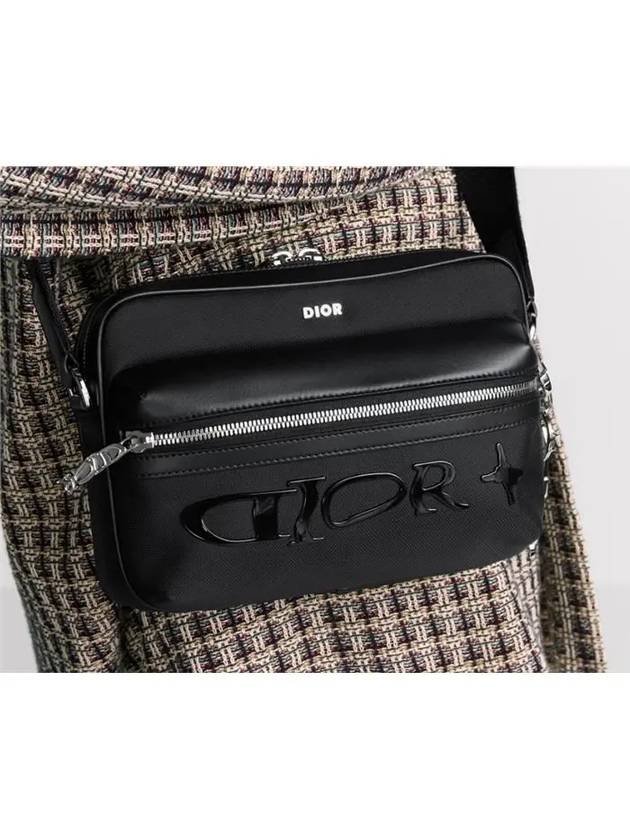 2.0 Zipped Messenger Bag Black - DIOR - BALAAN 6