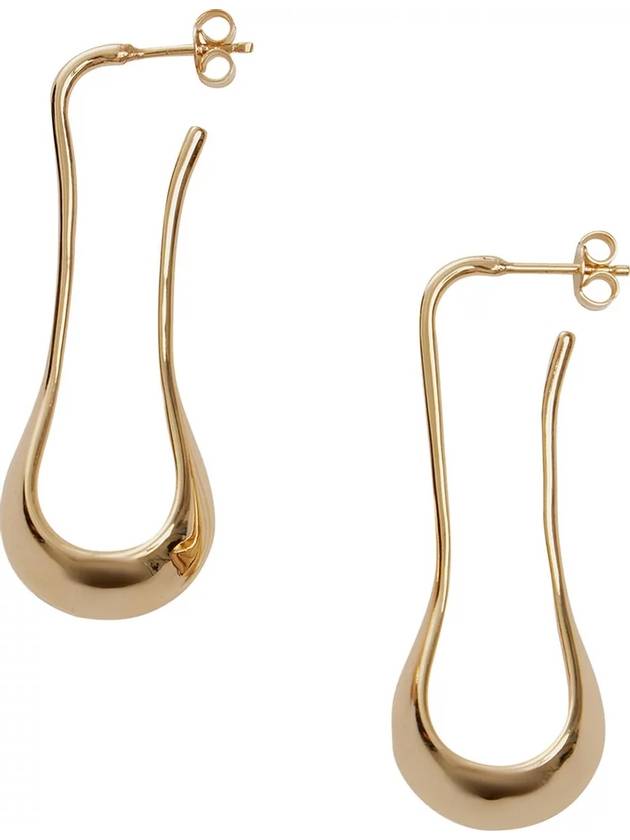 Short Drop Earrings Gold - LEMAIRE - BALAAN 1