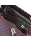 Charlotte Merlot and Silver Quilted Leather Tote Bag - KARL LAGERFELD - BALAAN 5
