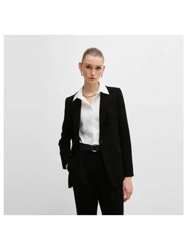 Women s one button tailored suit jacket 50490053 001 - BOSS - BALAAN 1