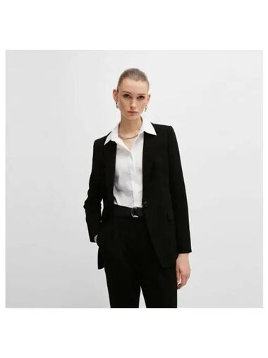 Women s one button tailored suit jacket 50490053 001 - BOSS - BALAAN 1