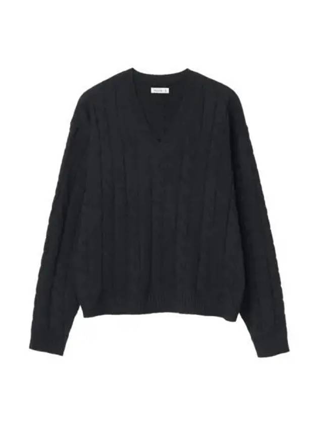 302 V neck knit black - NOCLE - BALAAN 1