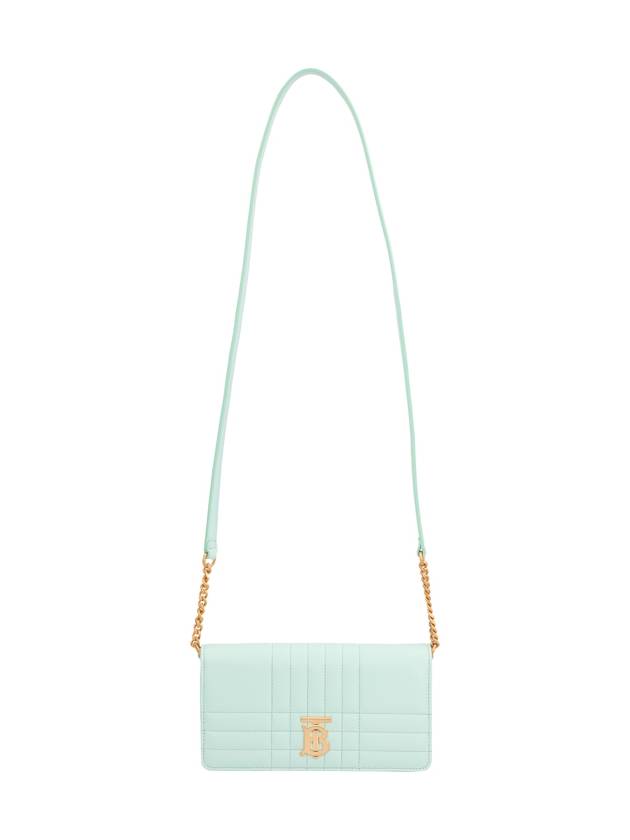 Lola Detachable Strap Quilted Cross Bag Blue - BURBERRY - BALAAN 2