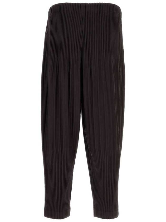 Color Palette Pleats Straight Pants Plum Violet - ISSEY MIYAKE - BALAAN 3