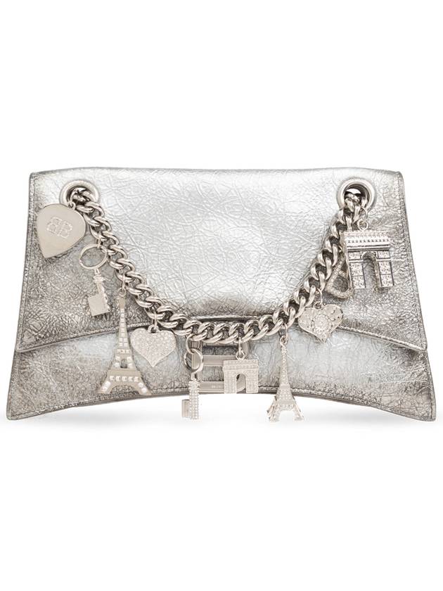 Balenciaga Shoulder Bag Crush By Balenciaga, Women's, Silver - BALENCIAGA - BALAAN 5