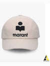 Tyron Logo Ball Cap Ecru - ISABEL MARANT - BALAAN 2