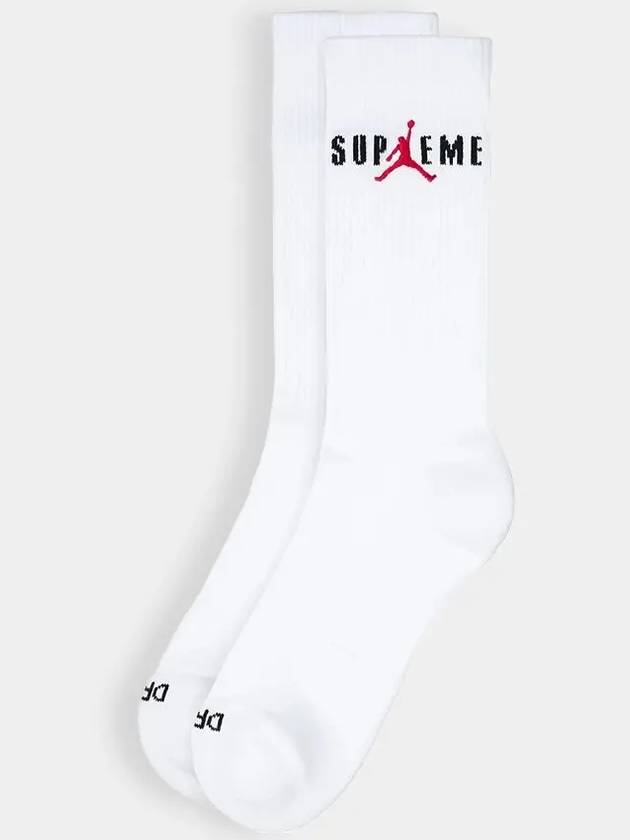 Jordan Crew Socks 2 Pack White HF1398 010 - SUPREME - BALAAN 1