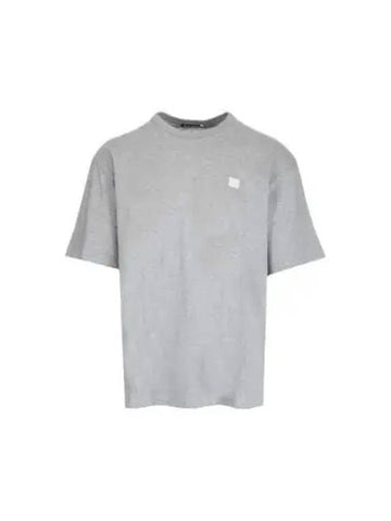 Acne Studio Men s Face Logo Patch Crew Neck Short Sleeve T Shirt CL0108 X92 - A.P.C. - BALAAN 1