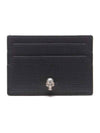 Skull Card Wallet Black - ALEXANDER MCQUEEN - BALAAN 1