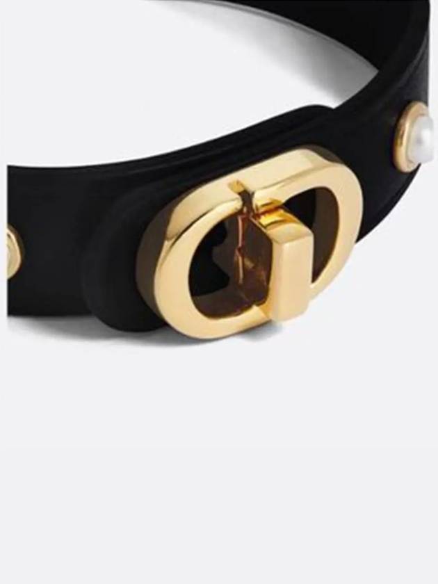 30 Montaigne Bracelet Black - DIOR - BALAAN 3