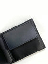 Intrecciato Coin Pocket Half Wallet Black - BOTTEGA VENETA - BALAAN 5