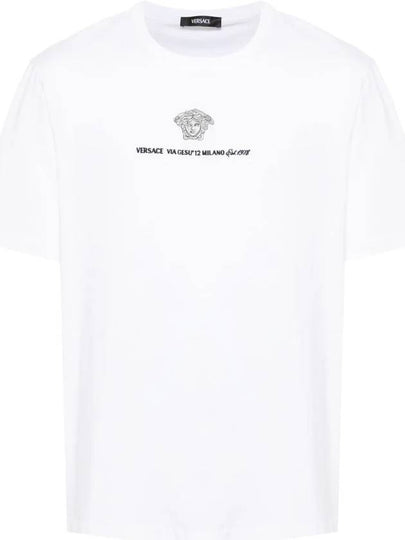 24FW Long Sleeve T-Shirt 10133021A110541W000 BIANCO - VERSACE - BALAAN 2