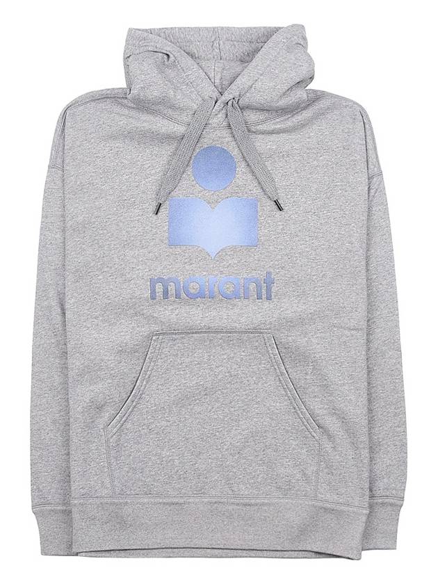 Miley Logo Print Hoodie Grey - ISABEL MARANT - BALAAN 2