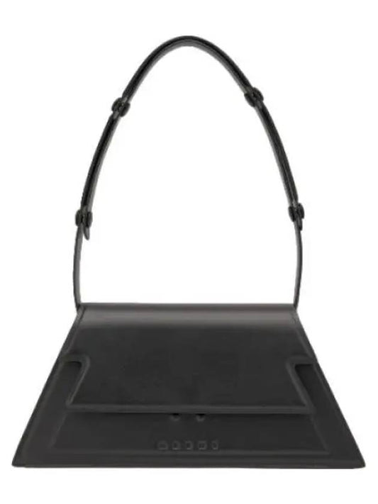 Medium cowhide shoulder bag black - MARNI - BALAAN 1