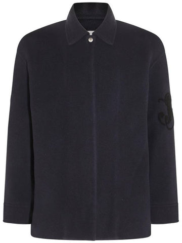 23 fw Navy Wool Shirt J40BN0129J40031401 B0480516470 - JIL SANDER - BALAAN 1